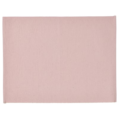 SVARTSENAP Mantel individual, rosado claro, 14x18 "