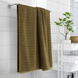 SVENSKFIBBLA Toalla de baño, amarillo/verde, 39x59 "