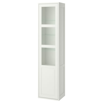 TÄNNFORSEN Gabinete alto+puerta, blanco, 18x15x77 "