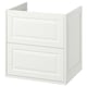 Opción: TÄNNFORSEN Mueble para baño+cajones, blanco, 24x21x25 1/8 "