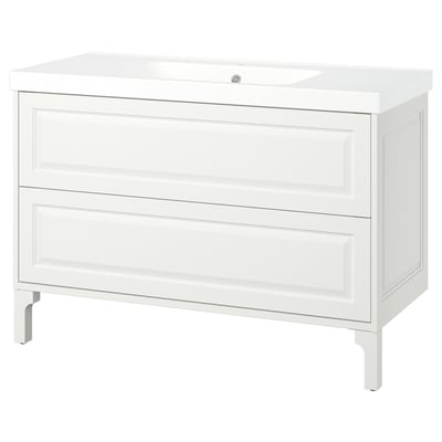 TÄNNFORSEN / ORRSJÖN Tocador de baño+cajones, blanco, 49x21 3/4x34 5/8 "