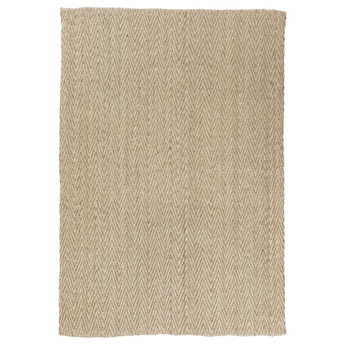 TÅGBILJETT Alfombra, lisa, natural/beige, 5 ' 3 "x7 ' 7 "