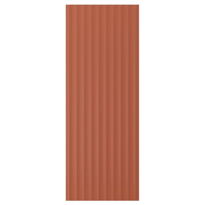TERRSJÖ Puerta, marrón rojizo motivo de ondas, 15x40 "