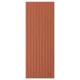 TERRSJÖ Puerta, marrón rojizo motivo de ondas, 15x40 "