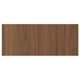 TISTORP Frente de cajón, marrón efecto de nogal, 24x10 "