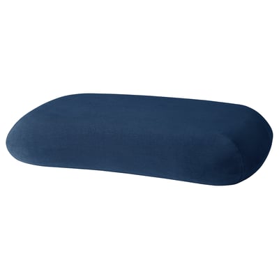 TÖCKENFLY Funda para almohada ergonómica, azul oscuro, 11x17 "