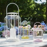 TOFSAND Farolillo vela pequeña, int/ext, amarillo, 8 ¼ "