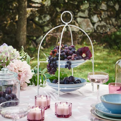 TOFSAND Soporte para platos, blanco