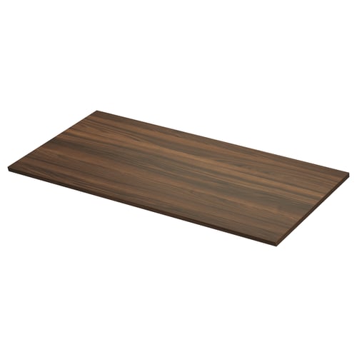 TOLKEN Barra de baño, marrón efecto de nogal/tablero laminado, 49x21 1/2 "
