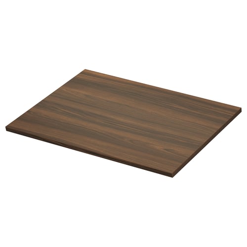 TOLKEN Barra de baño, marrón efecto de nogal/tablero laminado, 31x21 1/2 "