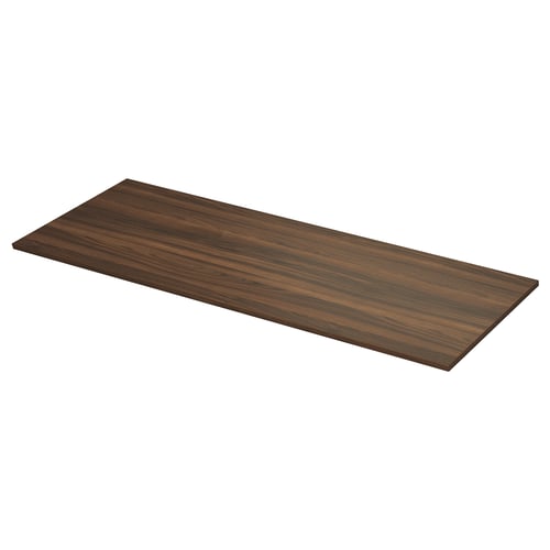 TOLKEN Barra de baño, marrón efecto de nogal/tablero laminado, 67x21 1/2 "