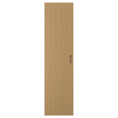 TONSTAD Puerta, chapa de roble, 19 1/2x76 3/4 "