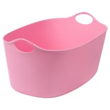TORKIS Cesto para ropa sucia flex, int/ext, rosado, 9 gal