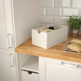 TORNVIKEN Caja, color hueso, 7 1/2x13x5 7/8 "