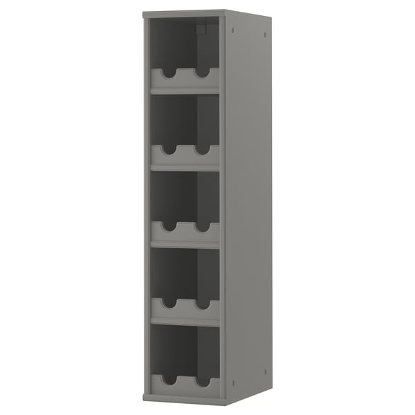 TORNVIKEN Gabinete abierto, gris, 9x14 5/8x40 "
