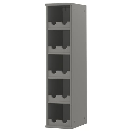 TORNVIKEN Gabinete abierto, gris, 9x14 5/8x40 "