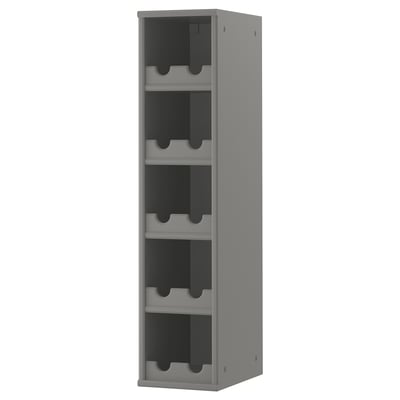 TORNVIKEN Gabinete abierto, gris, 9x14 5/8x40 "