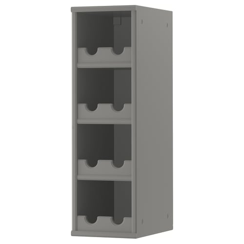 TORNVIKEN Gabinete abierto, gris, 9x14 5/8x30 "