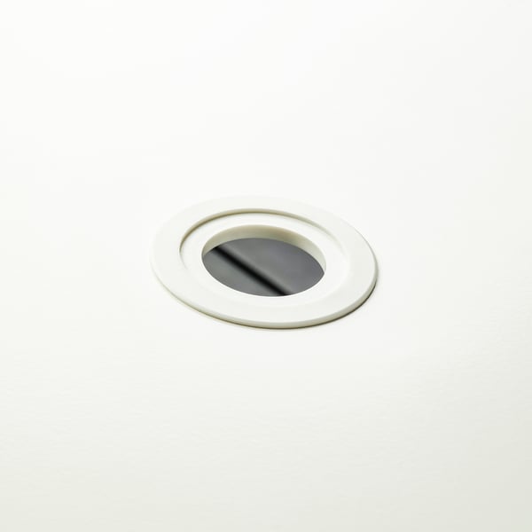TORPARÖ Mesa, exterior, blanco/plegable, 51 1/8x29 1/8 "