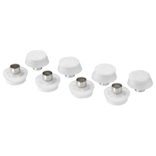 TRIXIG Protector de pisos con remache, blanco
