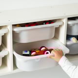 TROFAST Almacenaje de pared, blanco/blanco, 39x8 ¼x11 ¾ "