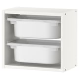 TROFAST Almacenaje de pared, blanco/blanco, 13 3/8x8 1/4x11 3/4 "