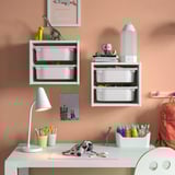 TROFAST Almacenaje de pared, blanco/blanco, 13 3/8x8 1/4x11 3/4 "