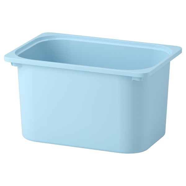 TROFAST Caja de almacenaje, azul claro, 16 ½x11 ¾x9 "