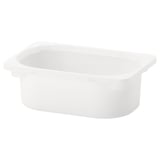 TROFAST Caja de almacenaje, blanco, 7 ¾x11 ¾x4 "