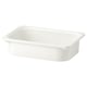 TROFAST Caja de almacenaje, blanco, 16 ½x11 ¾x4 "