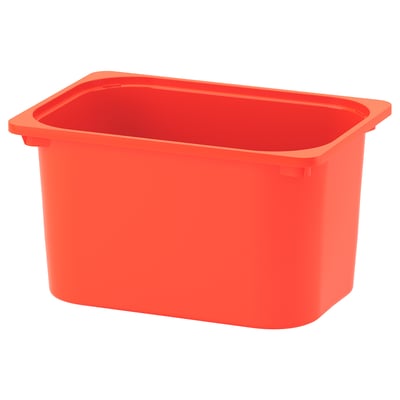 TROFAST Caja de almacenaje, naranja, 16 ½x11 ¾x9 "