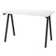 TROTTEN Escritorio, blanco/antracita, 47 1/4x27 1/2 "