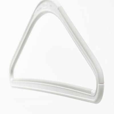 TRYSSE Gancho para ropa, blanco/gris