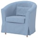 TULLSTA Sillón, Sjölyckan azul oscuro/beige raya