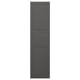 TYSSEDAL Puerta con bisagras, gris oscuro, 19 1/2x76 5/8 "