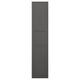 TYSSEDAL Puerta, gris oscuro, 19 1/2x90 3/8 "