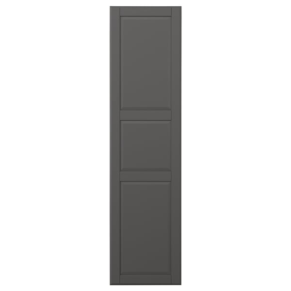 TYSSEDAL Puerta, gris oscuro, 19 1/2x76 5/8 "