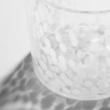 ULLSYREN Maceta, lunares blanco, 4 ¾ "