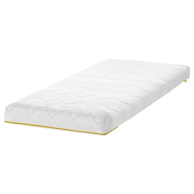 UNDERLIG Colchón espuma cama jóvenes, blanco, 27 1/2x63 "
