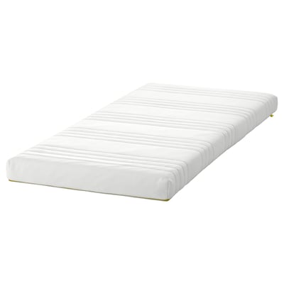UNDERLIG Colchón espuma cama jóvenes, blanco, 27 1/2x63 "