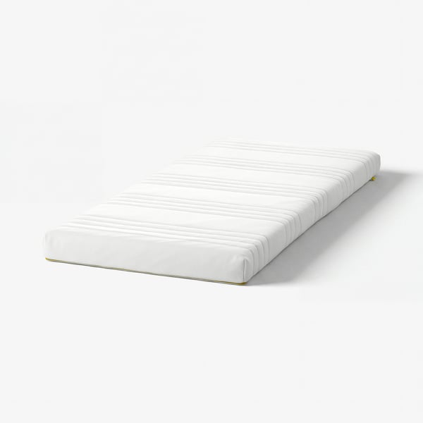 UNDERLIG Colchón espuma cama jóvenes, blanco, 27 1/2x63 "
