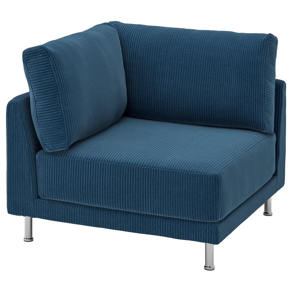 UPPÅKRA Funda módulo esquina, Samsala azul oscuro