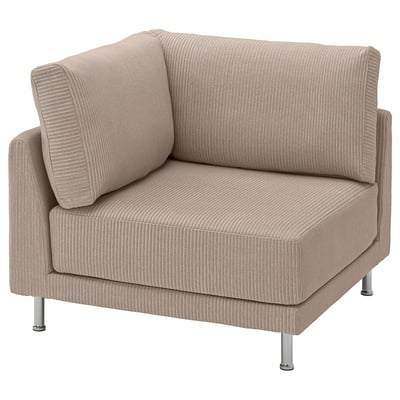 UPPÅKRA Módulo de esquina, Samsala beige grisáceo