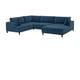 UPPÅKRA Sofá con forma de U, 4-5 plazas, con chaise longue, drcha/Samsala azul oscuro