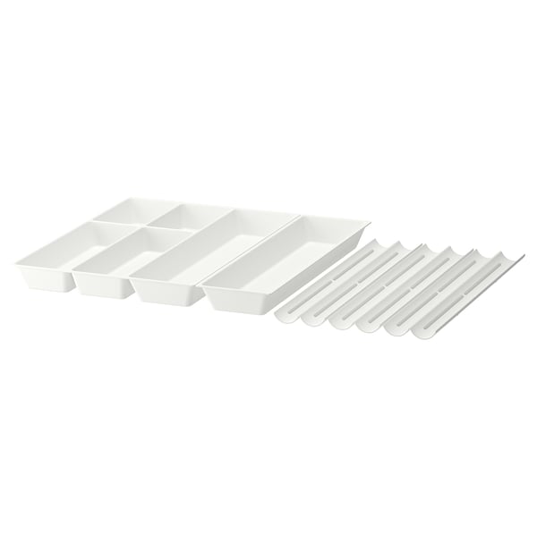 UPPDATERA Bandejas cubiertos+uten/especiero, blanco, 32x19 ½ "