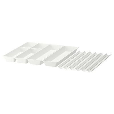 UPPDATERA Bandejas cubiertos+uten/especiero, blanco, 32x19 ½ "