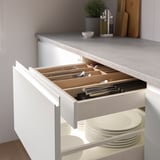 UPPDATERA Soporte para cuchillos, antracita, 4x20 "