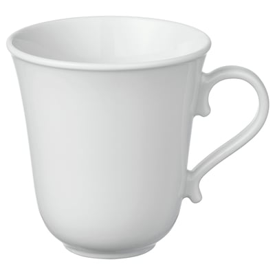 UPPLAGA Taza, blanco, 12 oz