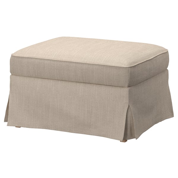 UPPLAND Funda para reposapiés+almacenaje, Hillared beige