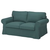 UPPLAND Funda para sofá de 2 plazas, Kelinge gris turquesa